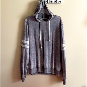 ⭐️B1G1FREE⭐️ Gray varsity hoodie 🐰